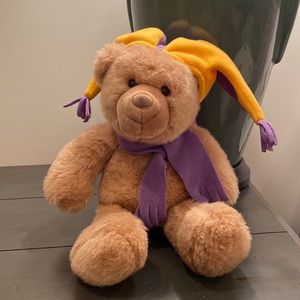 Gund Vintage 1986 Teddy Bear Heads & Tales by Gund Jester Bear